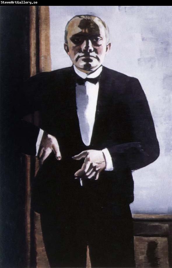 Max Beckmann self portrait in a tuxedo